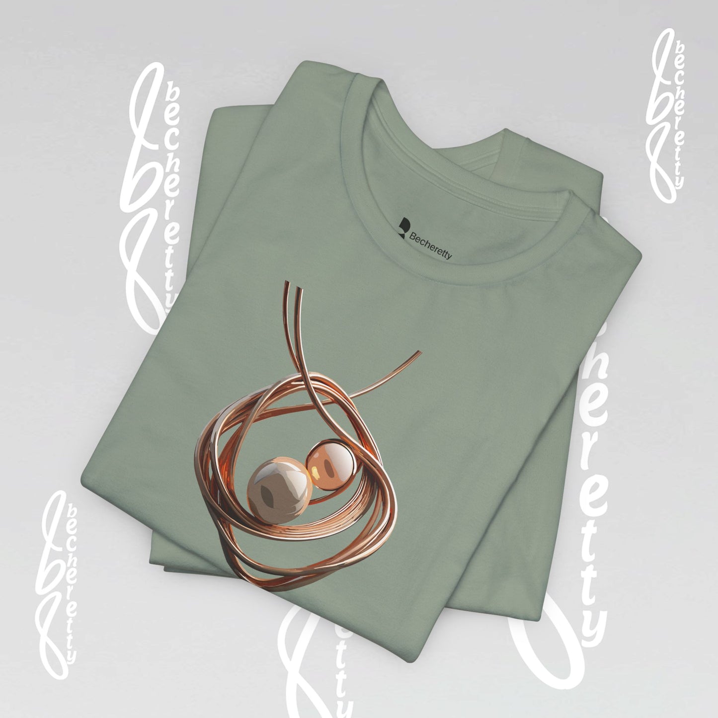 Art Lovers - Necklace t-Shirt Becheretty Casual Wear, Everyday Fashion - Unique Style, Graphic T-Shirt