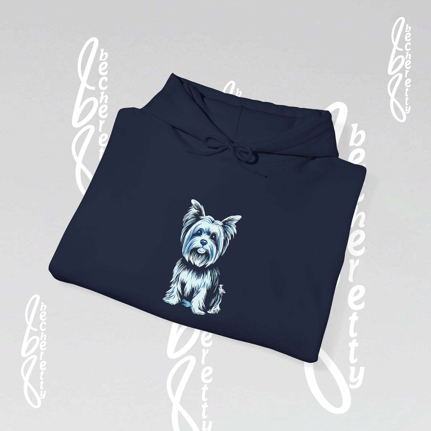 Yorkshire Graphic Hoodie Becheretty - Unisex - A great gift for Yorkie lovers