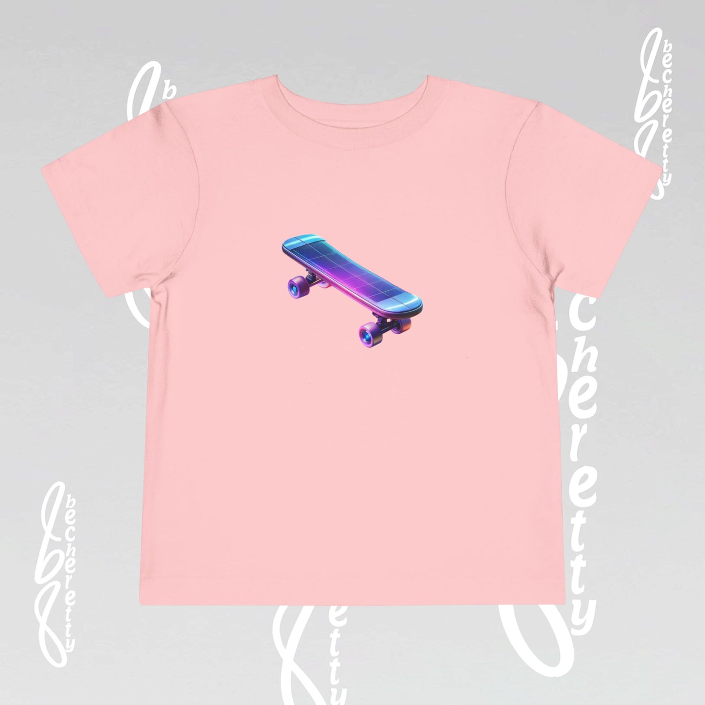 Toddler Short Sleeve T'Shirt - Futuristic Skateboard - Becheretty Graphic Design - Perfect for Playground