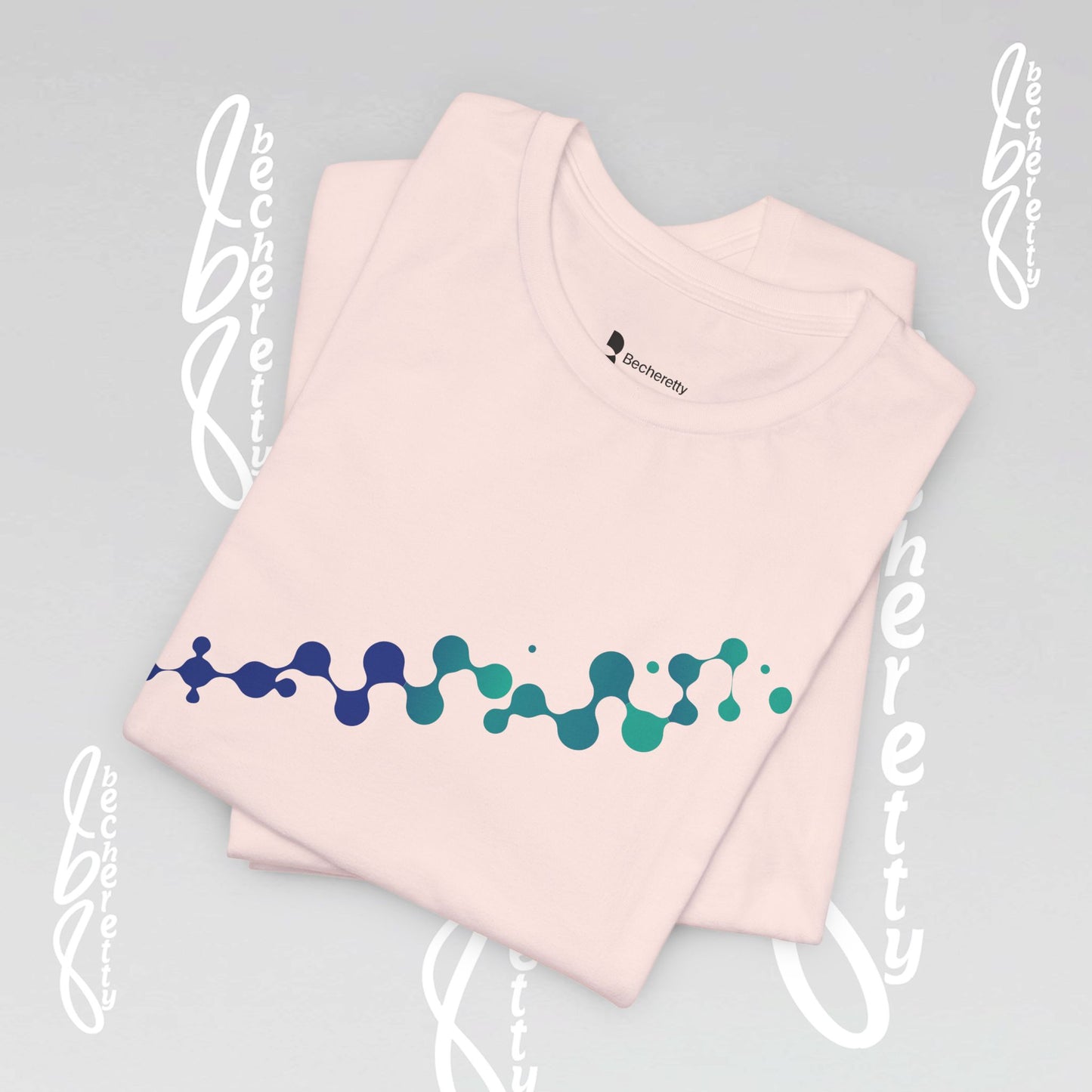 Abstract Graphic Tee - Supporting Autism Awareness - Becheretty design. Wear it to share the message