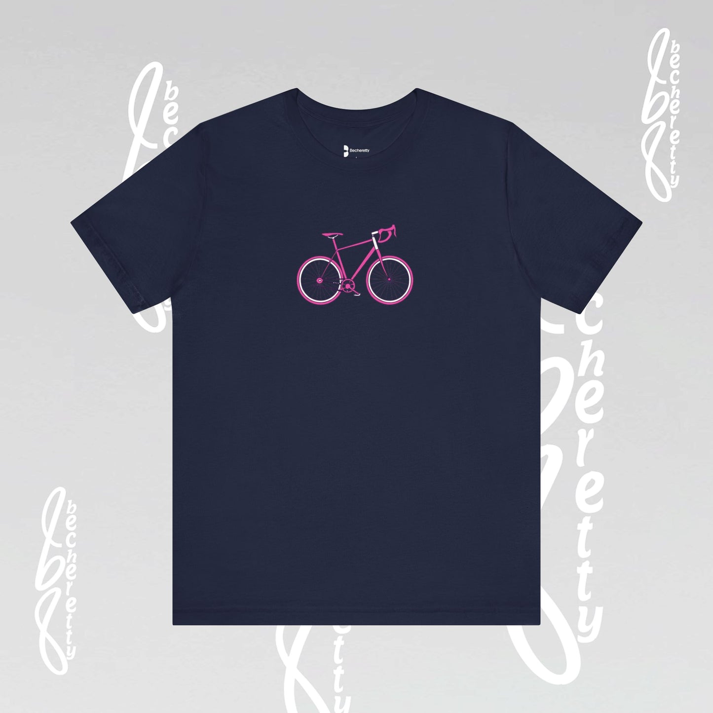Pink Bike - Graphic T-Shirt Becheretty - Perfect gift for Bike Lovers - Casual Wear