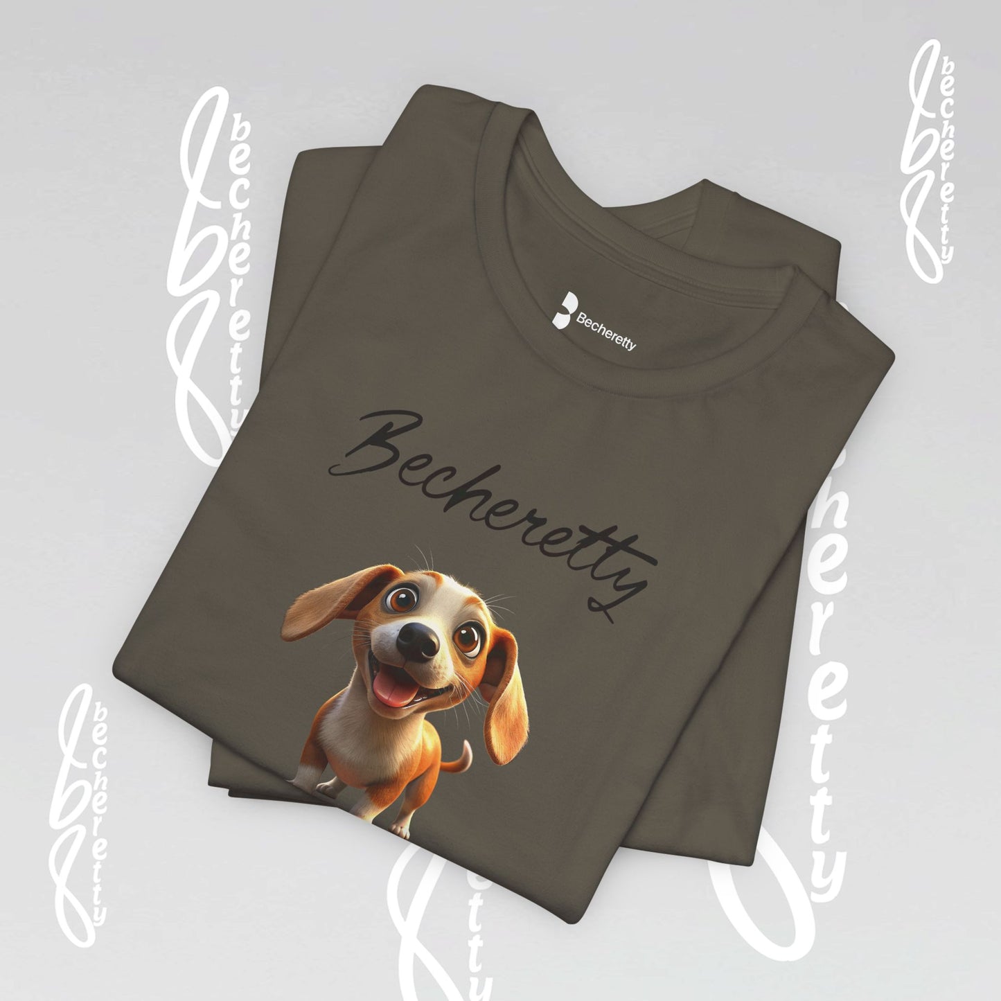 Funny Dog - Graphic Unisex T-Shirt Becheretty - Casual Wear