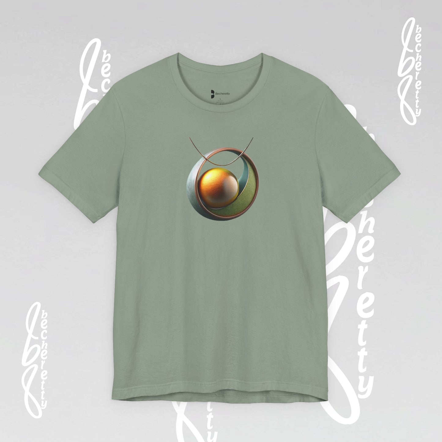 Art Graphic Becheretty "Necklace" - Stylish Design T-Shirt - Casual Wear, Gift for Art Lovers, Everyday Style, Unique Art Apparel