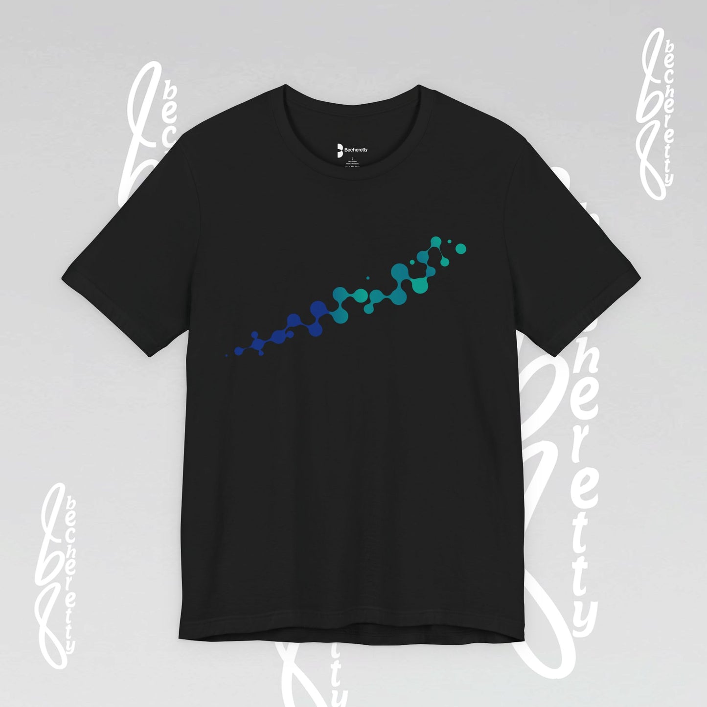 Abstract Graphic Tee - Supporting Autism Awareness - Becheretty design. Wear it to share the message