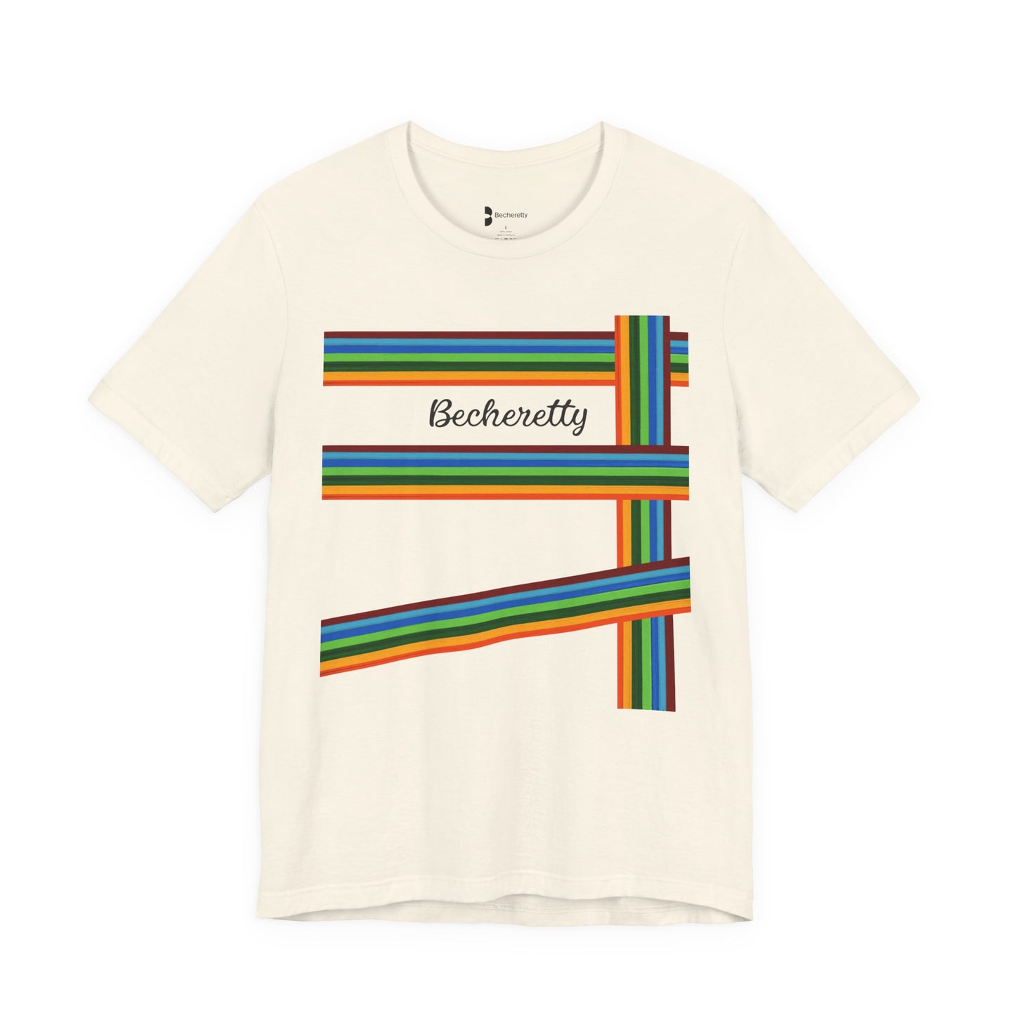 Colorful Becheretty Unisex T-Shirt, Casual Pride Tee, LGBTQ+ Apparel, Gift for Friends, Summer Fashion, Everyday Wear