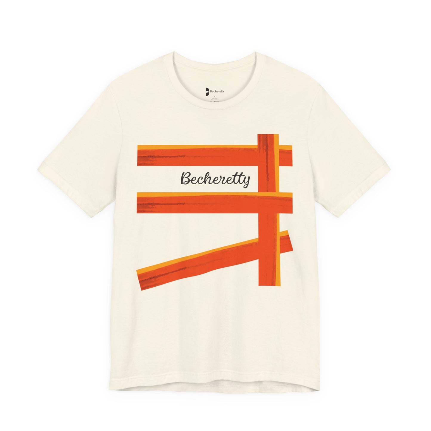 Vibrant Graphic Tee for Creative Souls, Becheretty Unisex T-Shirt, Casual Wear, Gift for Art Lovers, Everyday Comfort