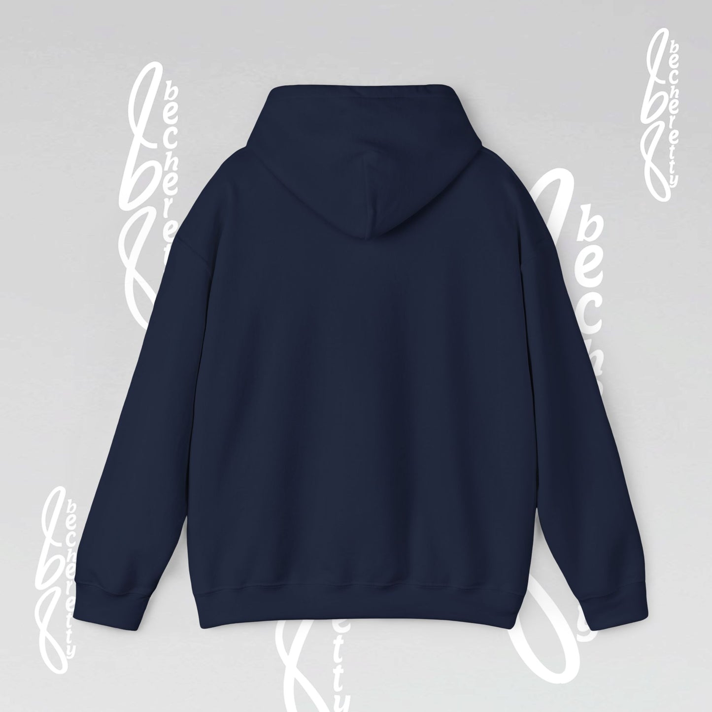 Art Minimalist Hoodie 'Painting Love' Becheretty Graphic - Quietly expressive brushstroke.