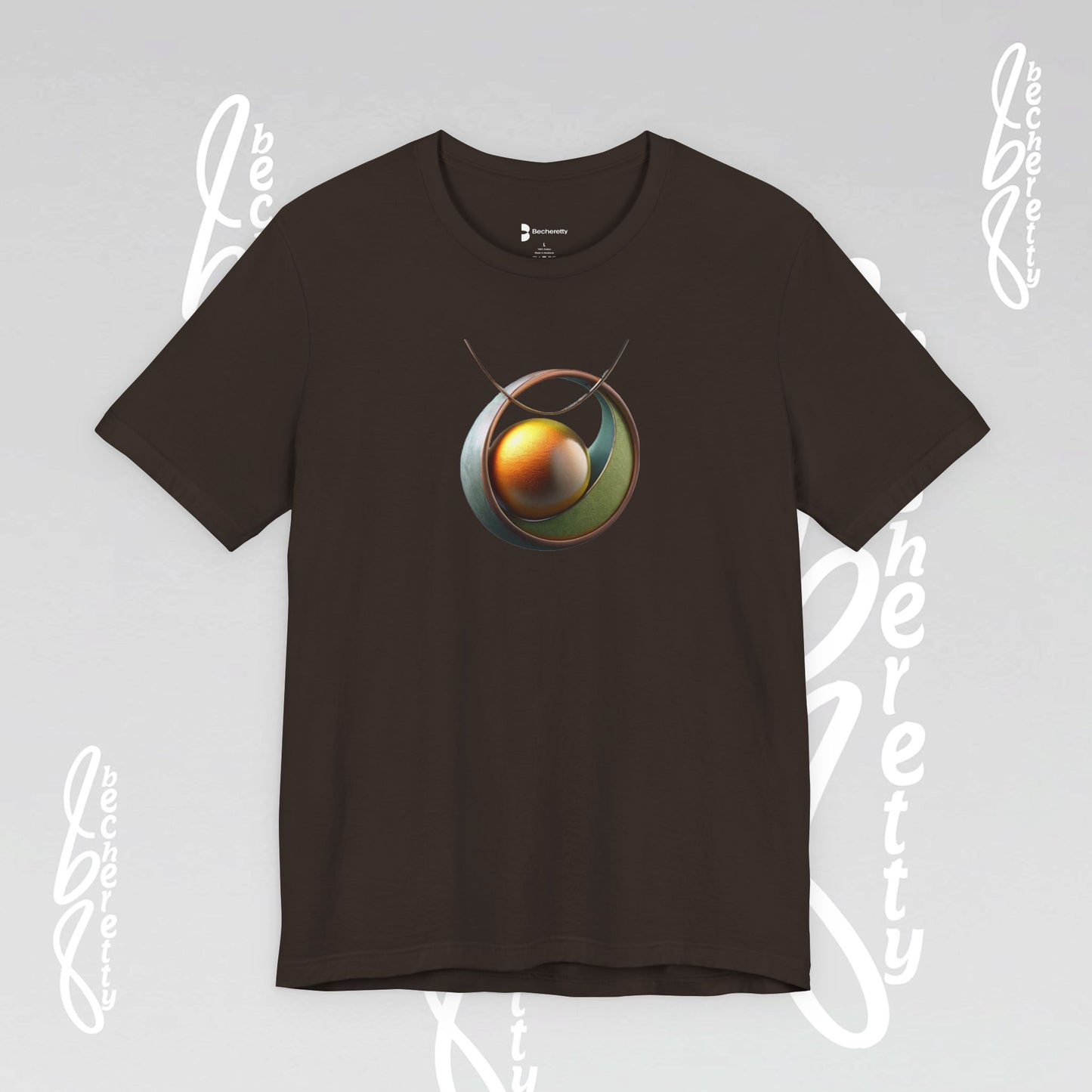 Art Graphic Becheretty "Necklace" - Stylish Design T-Shirt - Casual Wear, Gift for Art Lovers, Everyday Style, Unique Art Apparel