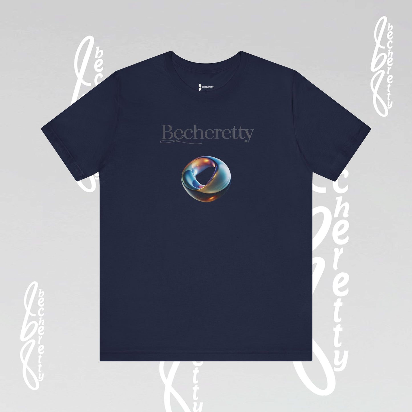 Abstract futuristic ring - Graphic T-Shirt - Becheretty Design - Gift for Women - Casual Wear