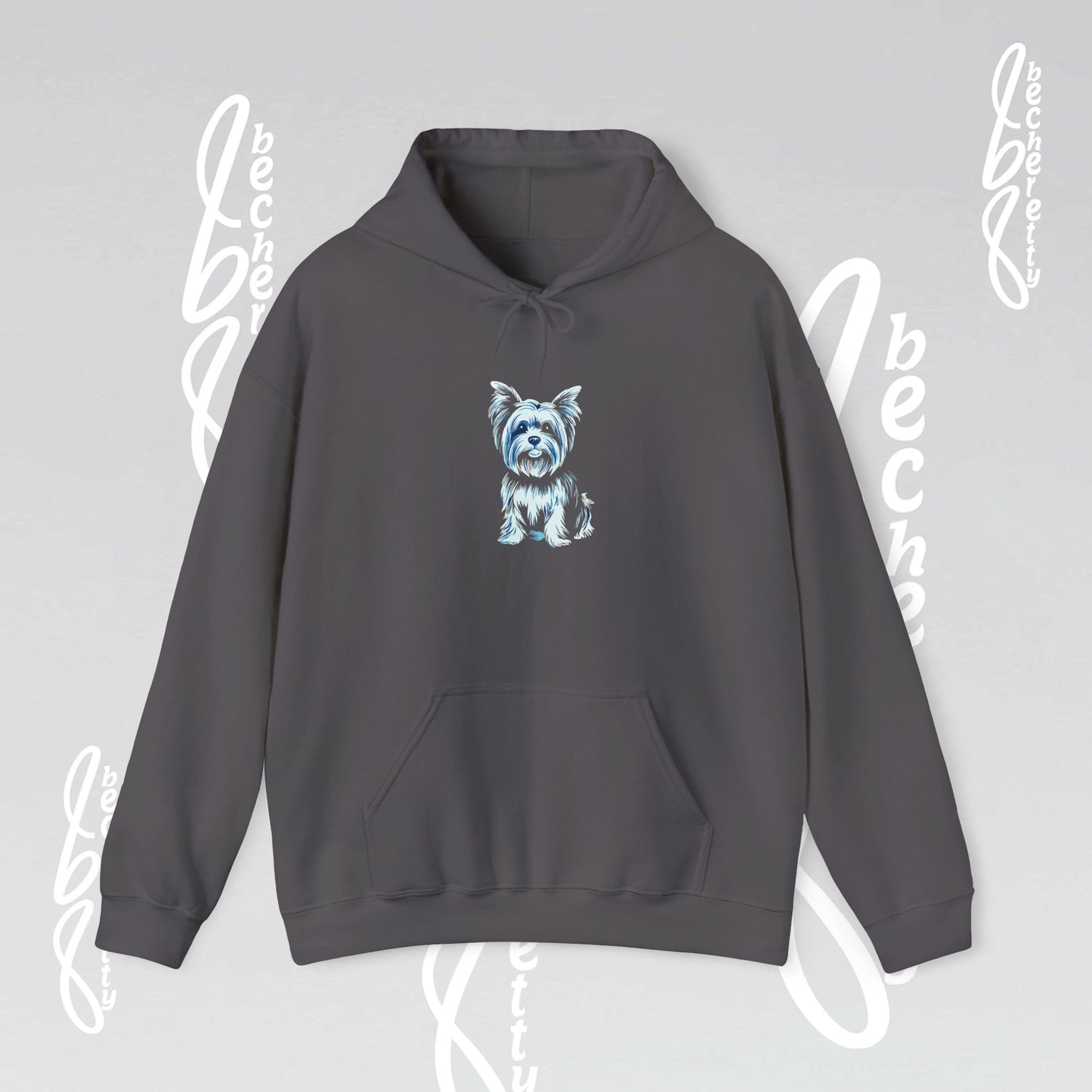 Yorkshire Graphic Hoodie Becheretty - Unisex - A great gift for Yorkie lovers