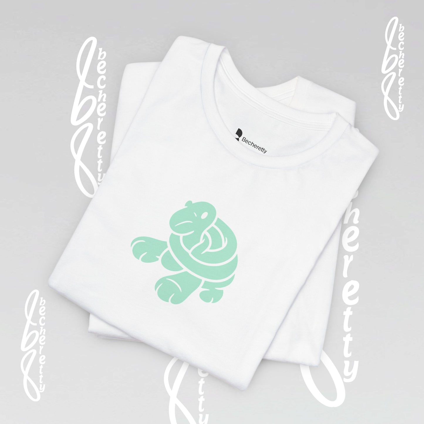 Turtle Tee - Inspired by a child's plasticine sculpture - Becheretty brings his work to life, supporting Autism Awareness and also highlighting his creativity.