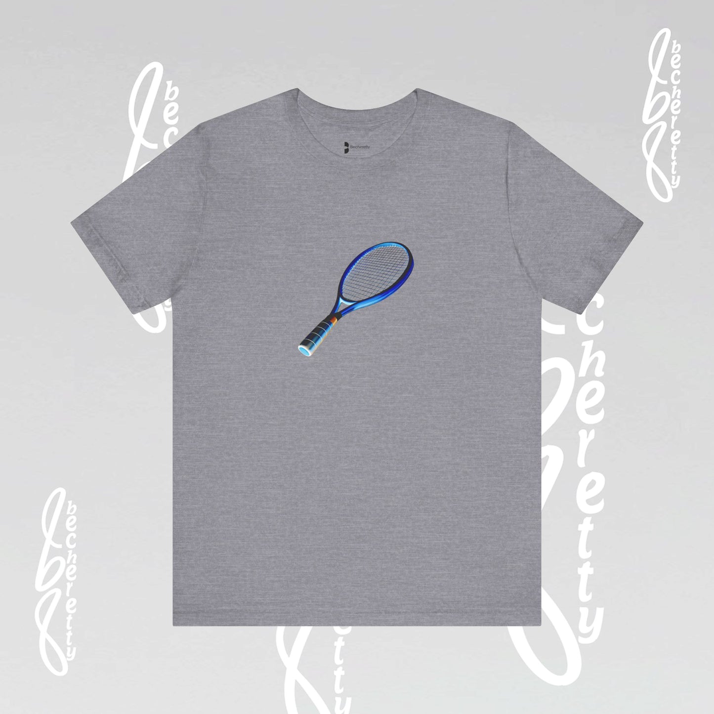Vintage Tennis Racket - Graphic T'Shirt Becheretty - Tennis Enthusiasts - Casual Wear