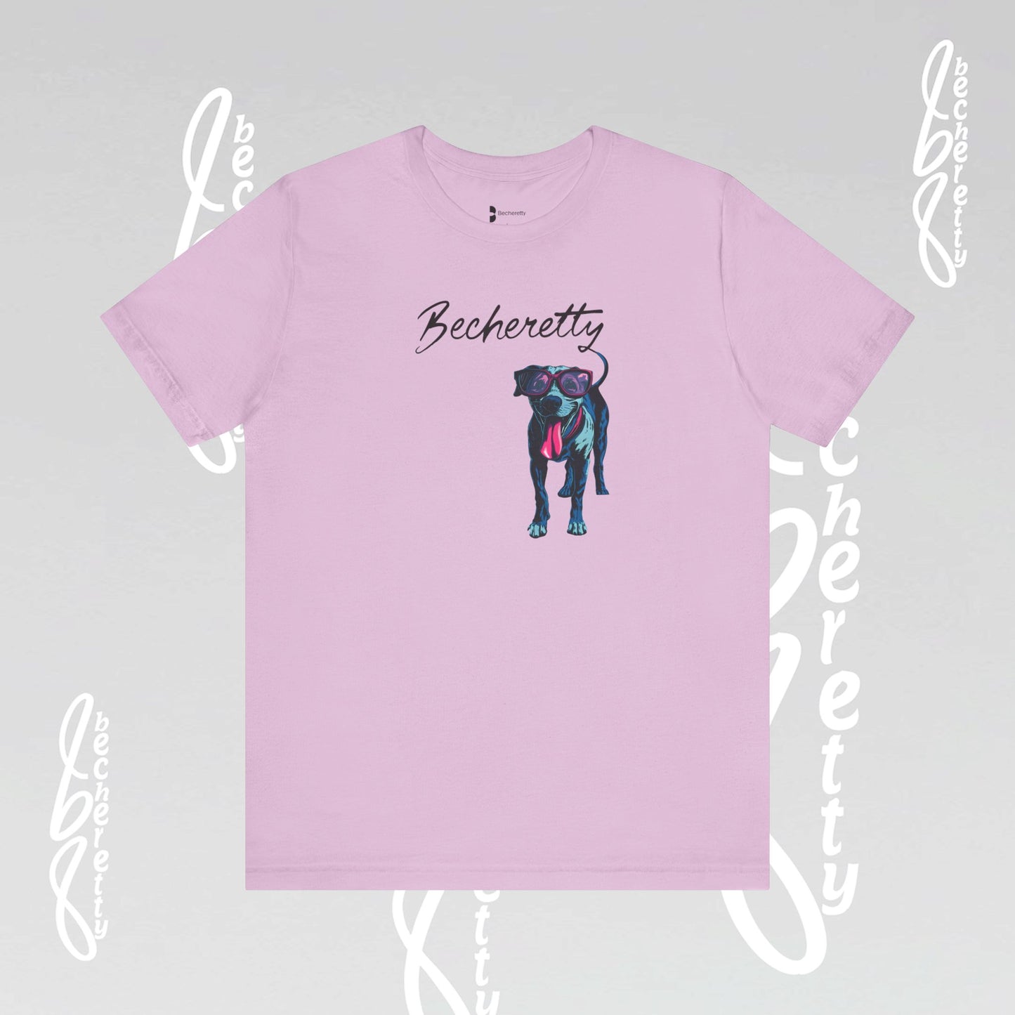 Dog Lovers T-Shirt Unisex - Art Graphic Becheretty - Unique Pet Apparel - Casual Wear