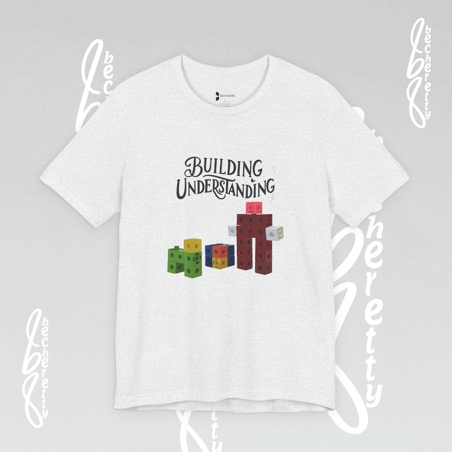 Graphic Building Understanding Tee - Supporting Neurodiversity and Autism Awareness