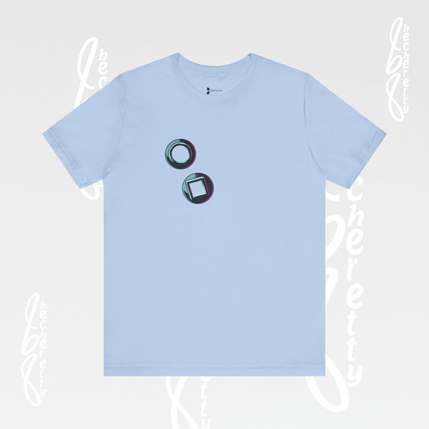 Graphic T-Shirt short sleeve, Unisex - Becheretty Minimalist Design - Casual Wear