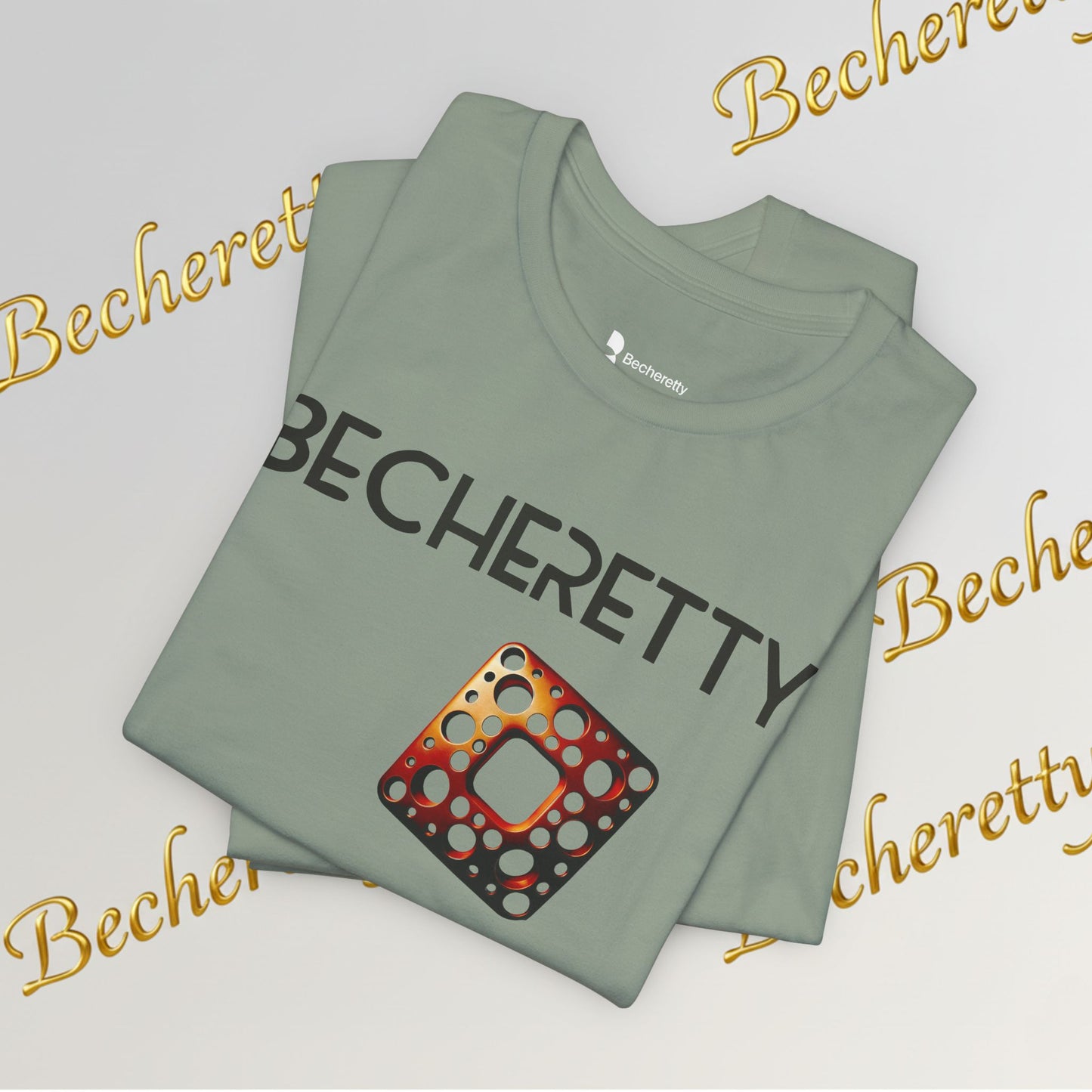 Stylish Minimalist Art Design Becheretty - Trendy short sleeve T-Shirt - Casual Wear - Gift for Him