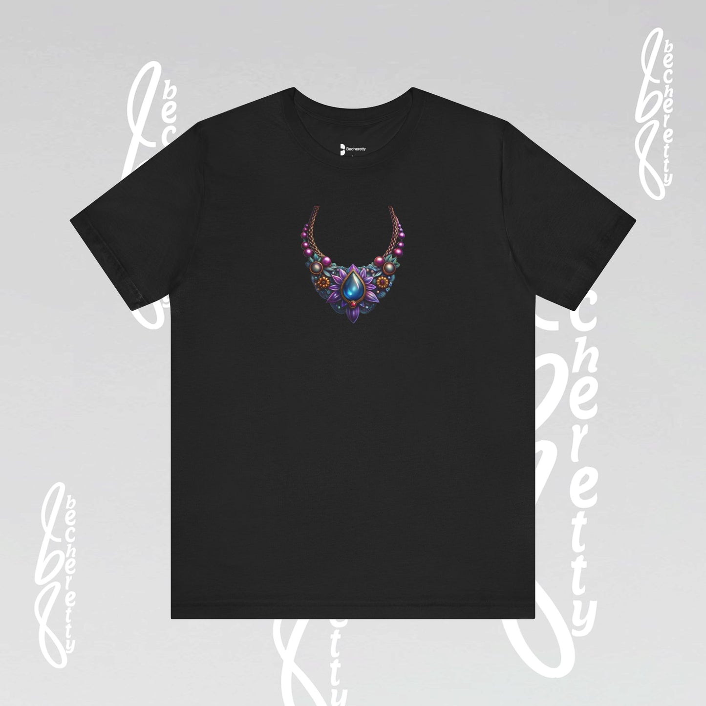 Colorful Necklace Design - Bohemian Inspire - Short Sleeve T'Shirt - Perfect gift for women