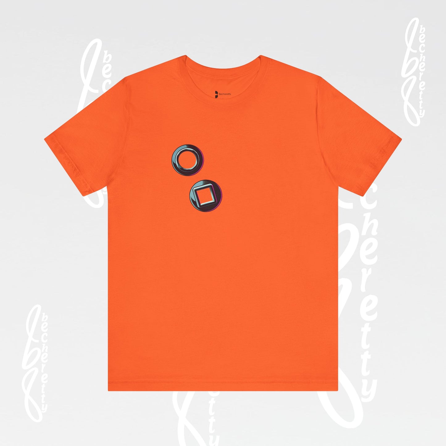 Graphic T-Shirt short sleeve, Unisex - Becheretty Minimalist Design - Casual Wear