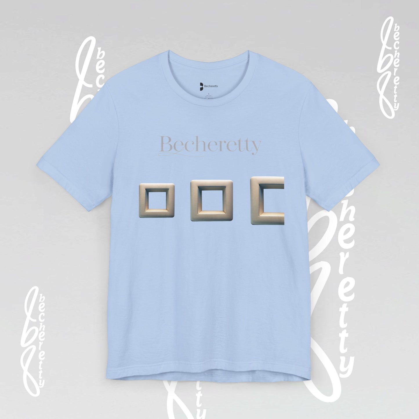Modern Minimalist Graphic Tee - Becheretty - Artistic Everyday wear, Unique gift