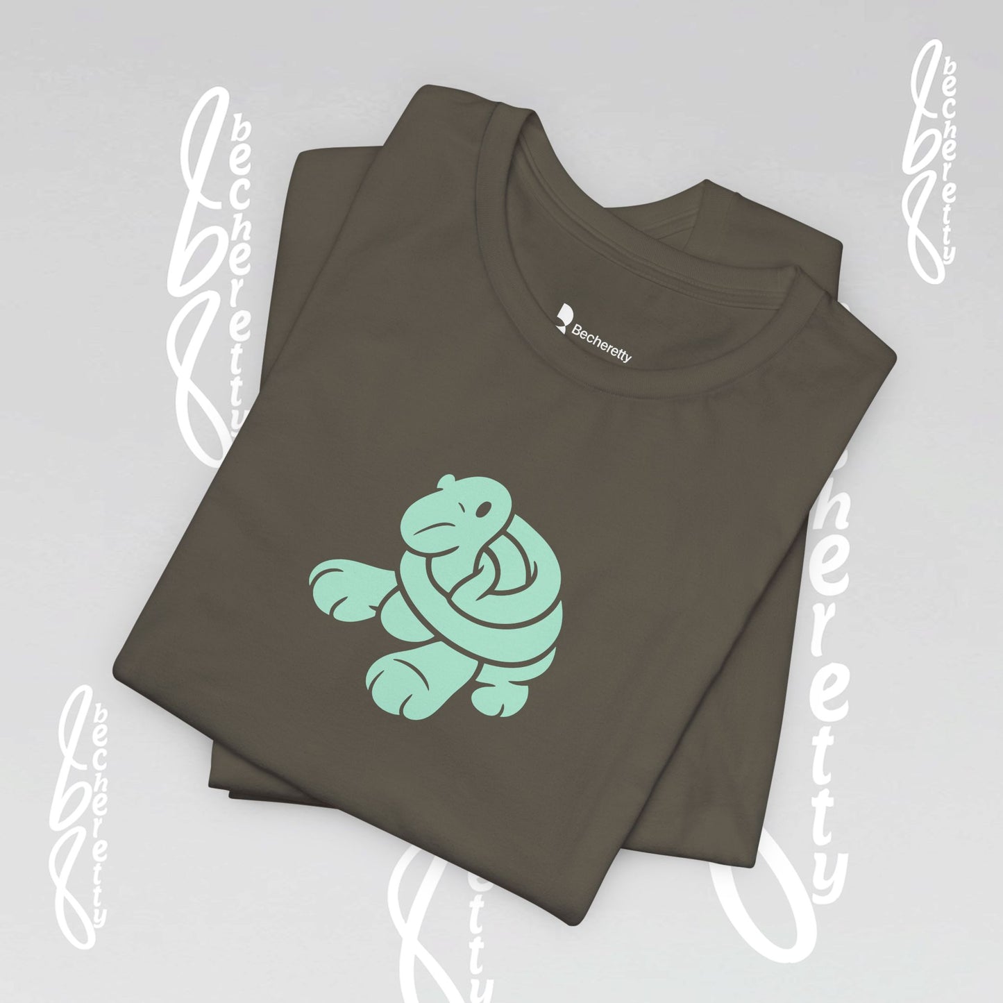 Turtle Tee - Inspired by a child's plasticine sculpture - Becheretty brings his work to life, supporting Autism Awareness and also highlighting his creativity.
