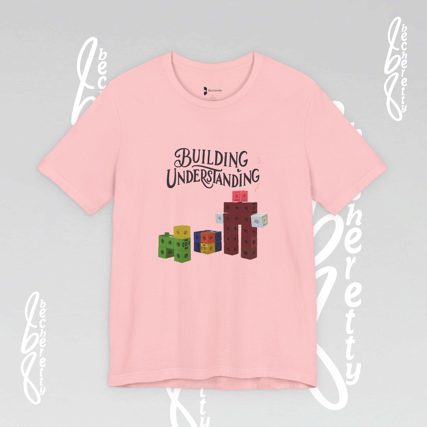 Graphic Building Understanding Tee - Supporting Neurodiversity and Autism Awareness