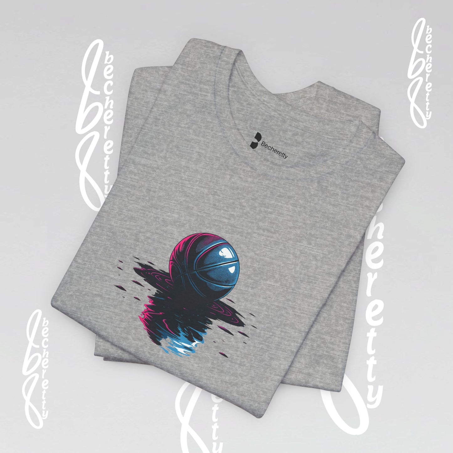 Basketball T-Shirt Unisex - Cool Graphic Becheretty - Perfect for Basketball Lovers - Casual Wear