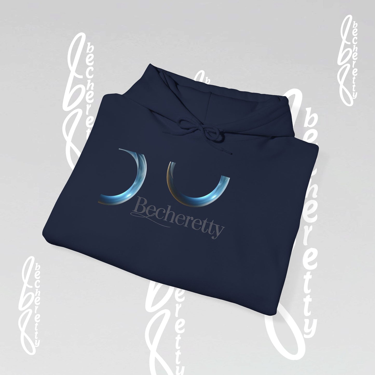 Graphic Hooded - Minimalist Design Becheretty - Broken Vector Line - Unisex