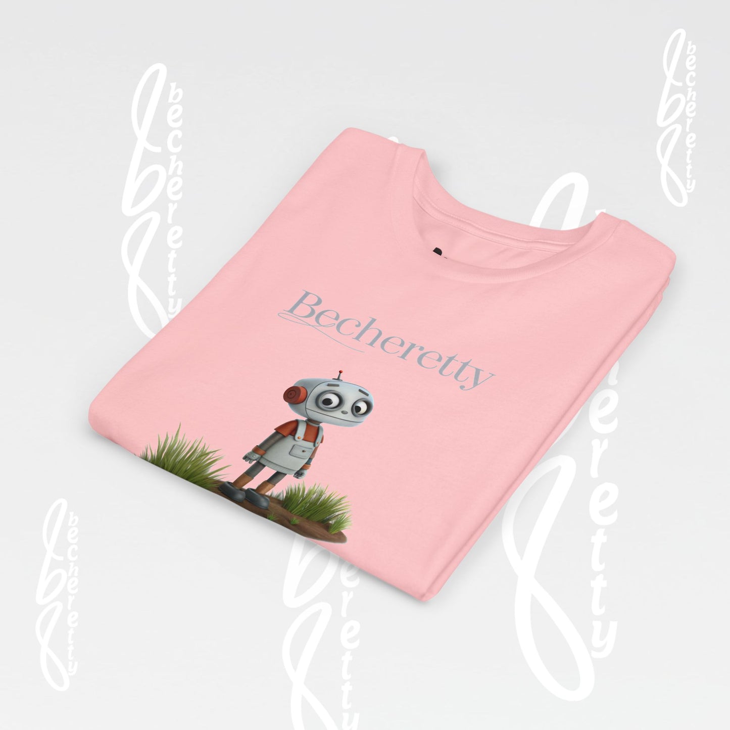 Youth T-Shirt short sleeve - Becheretty Graphic - Funny Robot - Casual Wear - Unique Kids Apparel