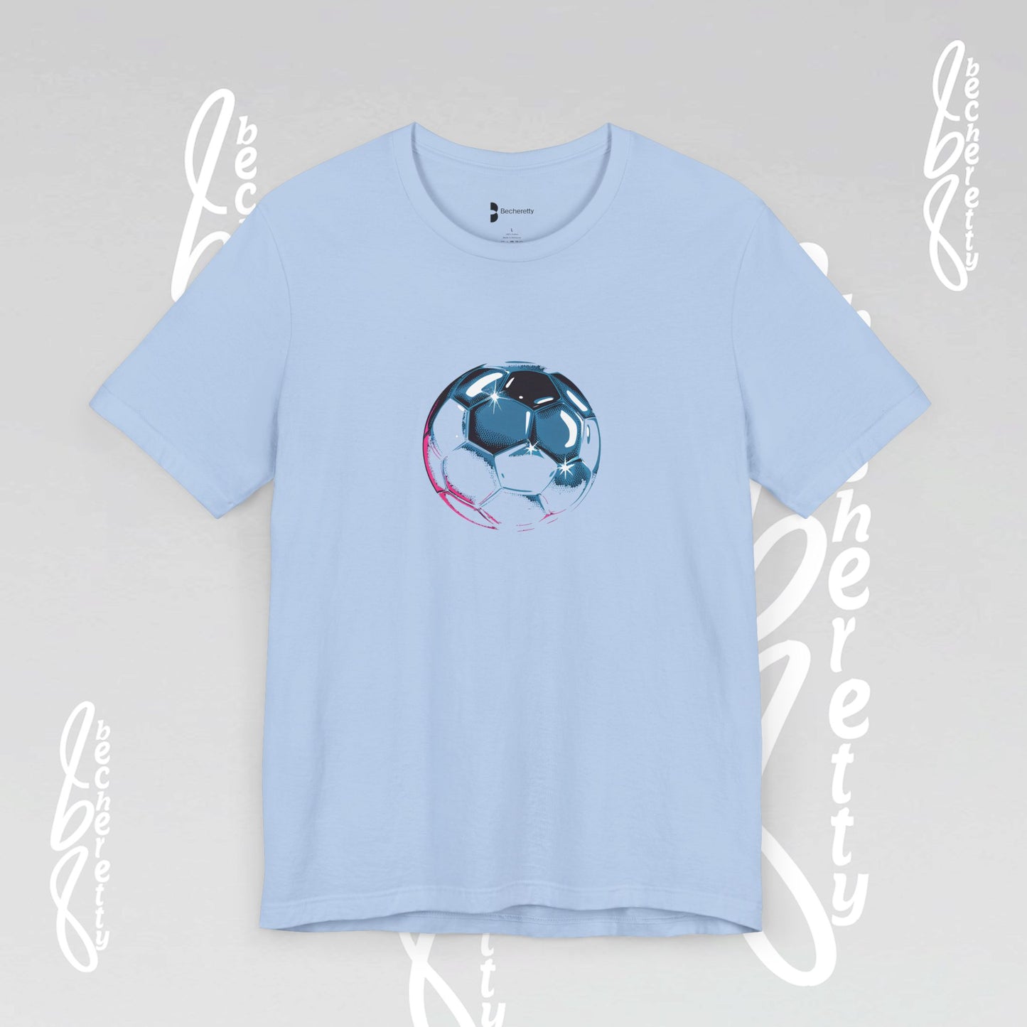 Artistic Soccer Ball - Unisex T-Shirt - Becheretty Graphic - Active Lifestyle / Casual Wear