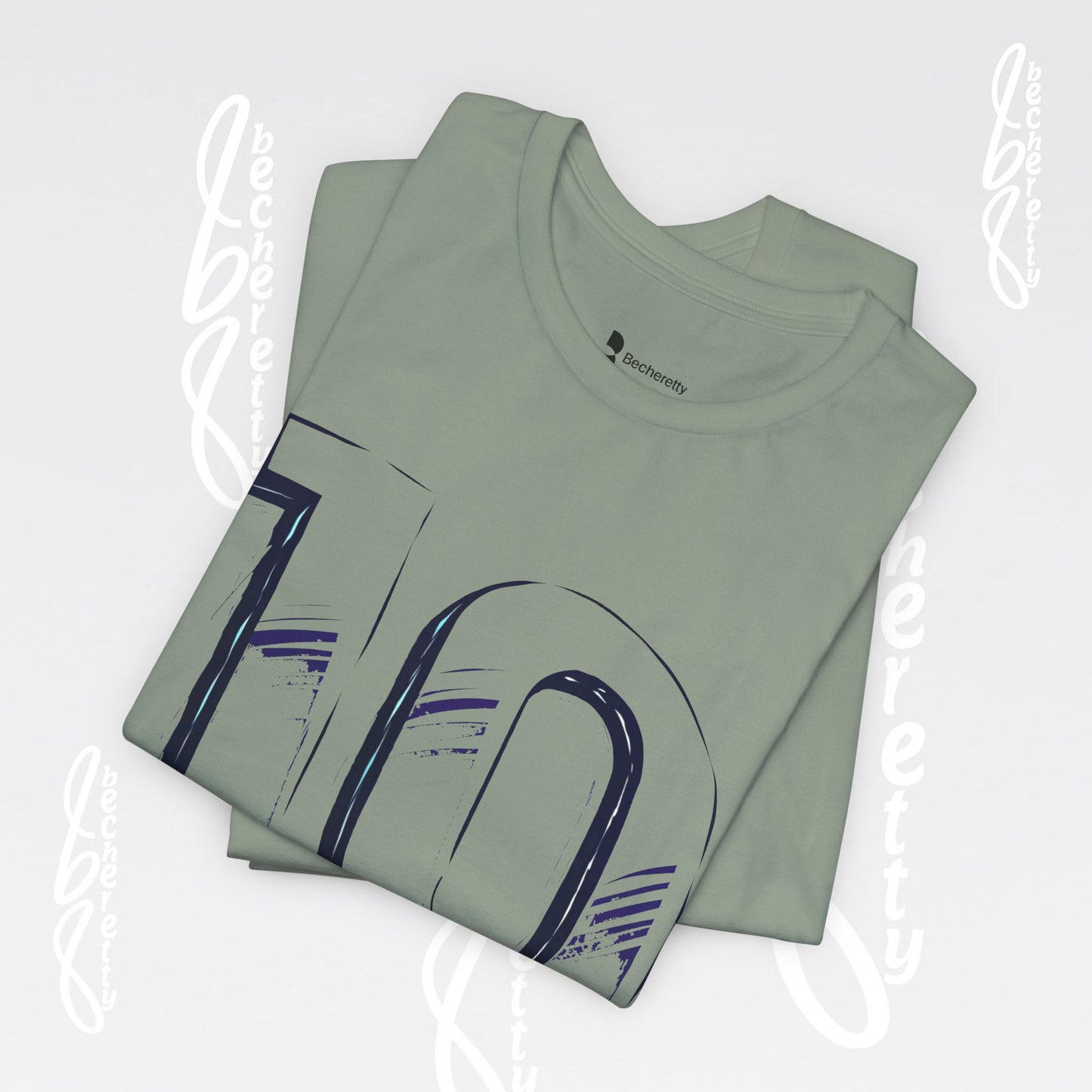 Stylish Unisex Tee - Number 10 - Casual Everyday Wear, Unique Gift Sports Lovers, Becheretty Graphic, Team Spirit