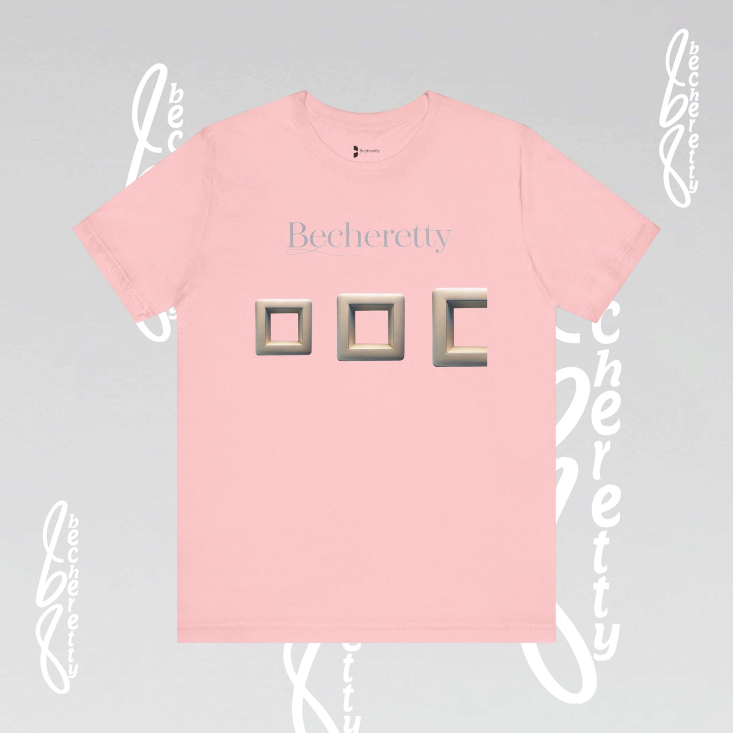 Modern Minimalist Graphic Tee - Becheretty - Artistic Everyday wear, Unique gift