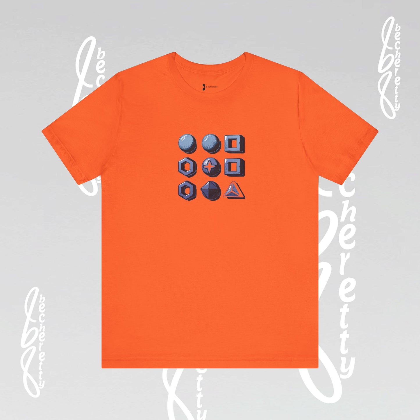 Graphic T-Shirt Becheretty - Short Sleeve, Unisex - Stylish Minimalist - Casual Wear