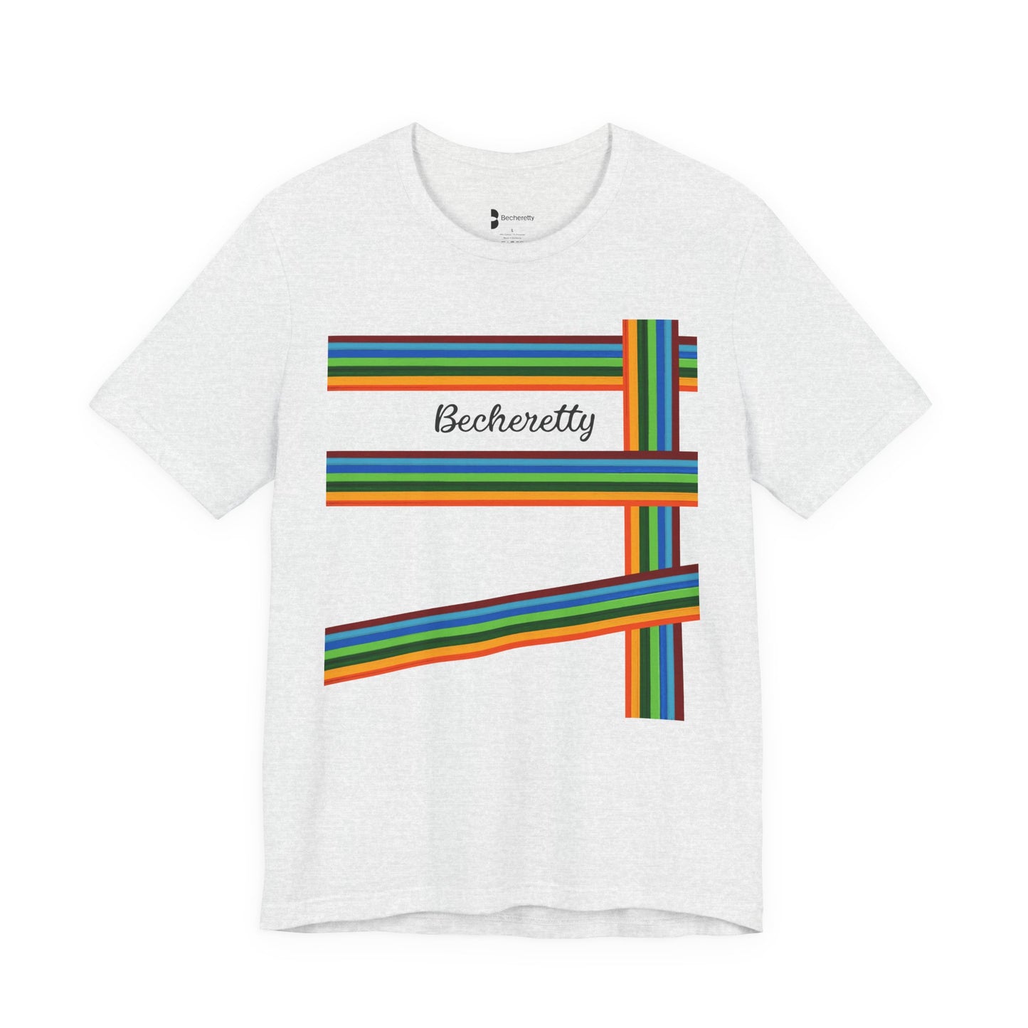 Colorful Becheretty Unisex T-Shirt, Casual Pride Tee, LGBTQ+ Apparel, Gift for Friends, Summer Fashion, Everyday Wear