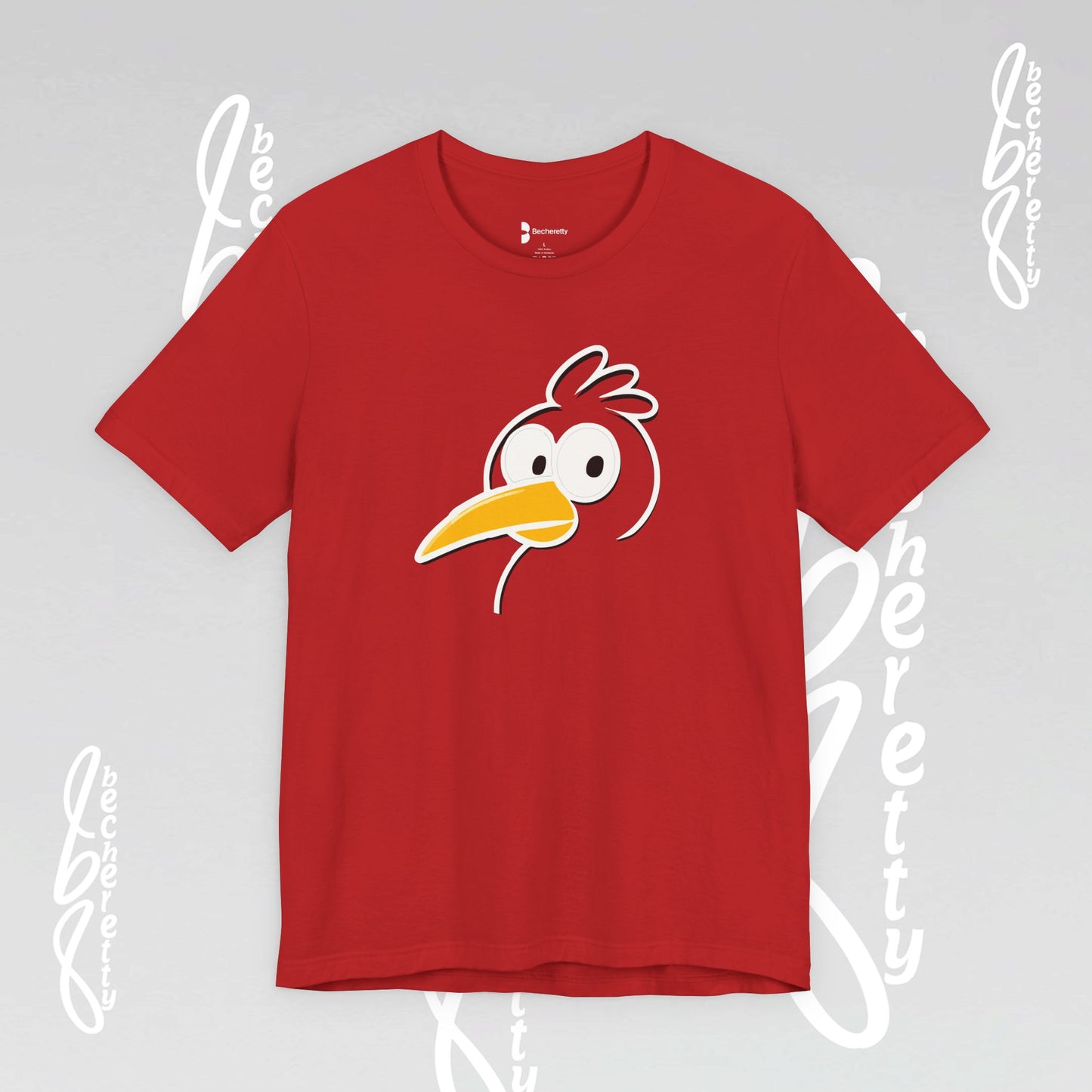 Artistic Minimalist Graphic Becheretty T-shirt - Inspired by a child's drawing - Every Mind Can Fly - Celebrating Neurodiversity.