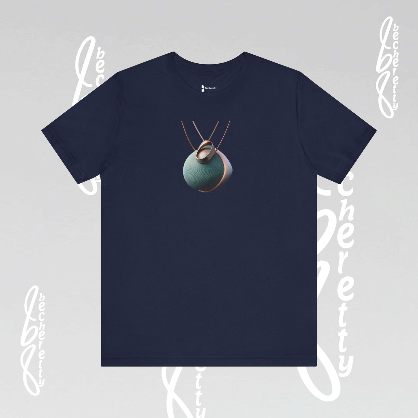 Artistic Necklace Graphic T-Shirt Becheretty - Perfect Women Gift - Casual Wear - Style is Yours