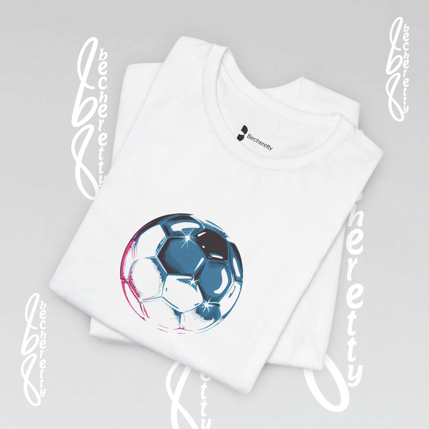 Artistic Soccer Ball - Unisex T-Shirt - Becheretty Graphic - Active Lifestyle / Casual Wear