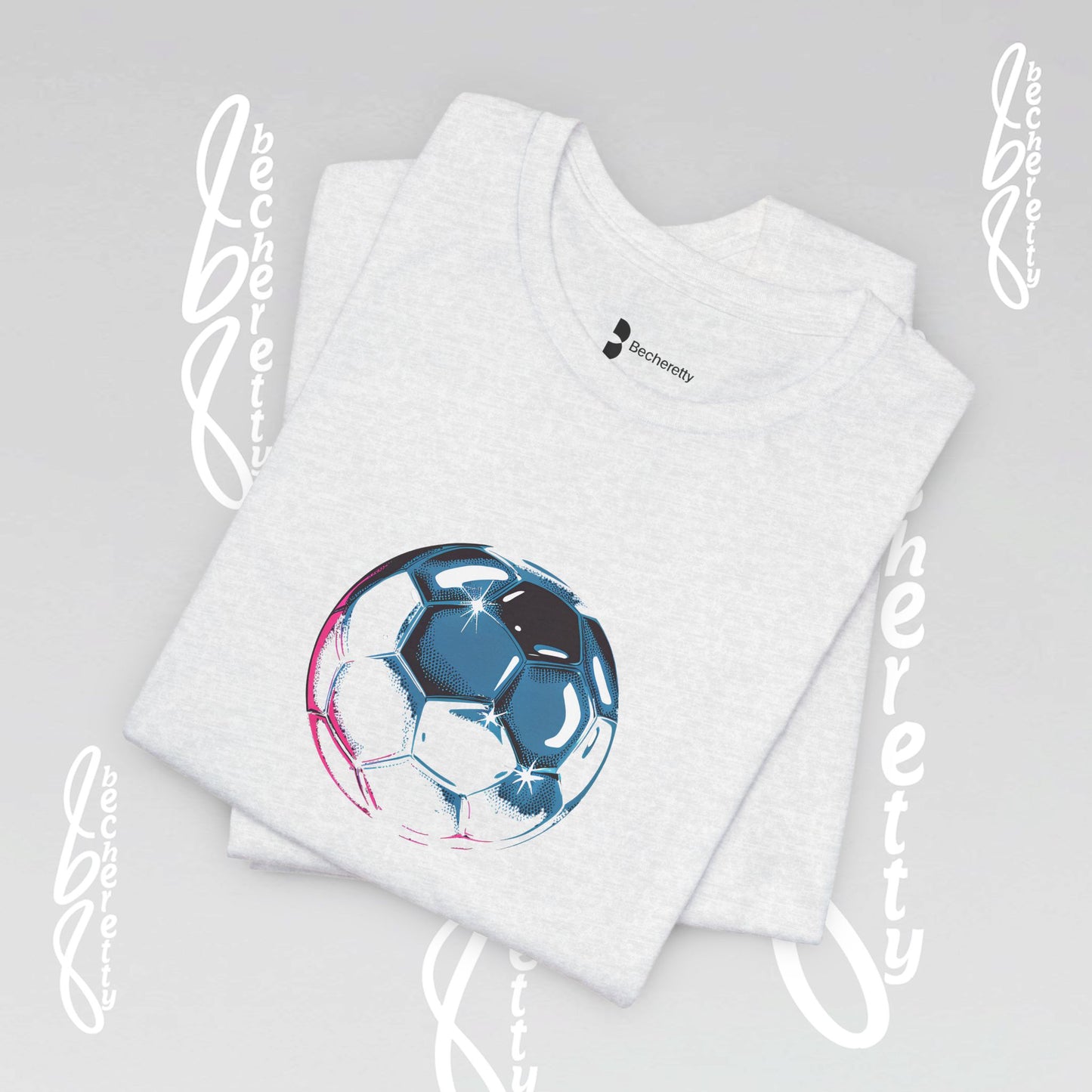 Artistic Soccer Ball - Unisex T-Shirt - Becheretty Graphic - Active Lifestyle / Casual Wear