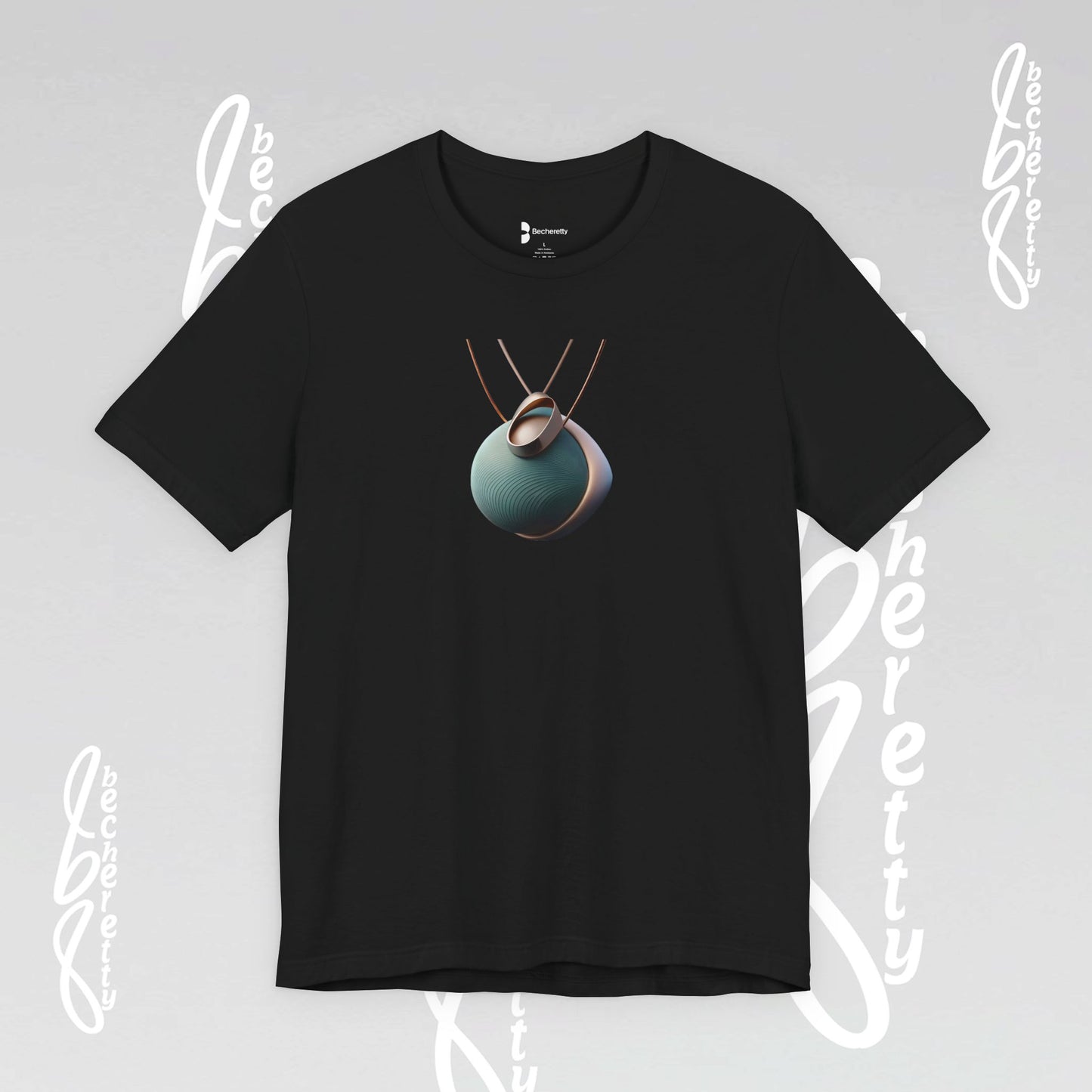 Artistic Necklace Graphic T-Shirt Becheretty - Perfect Women Gift - Casual Wear - Style is Yours