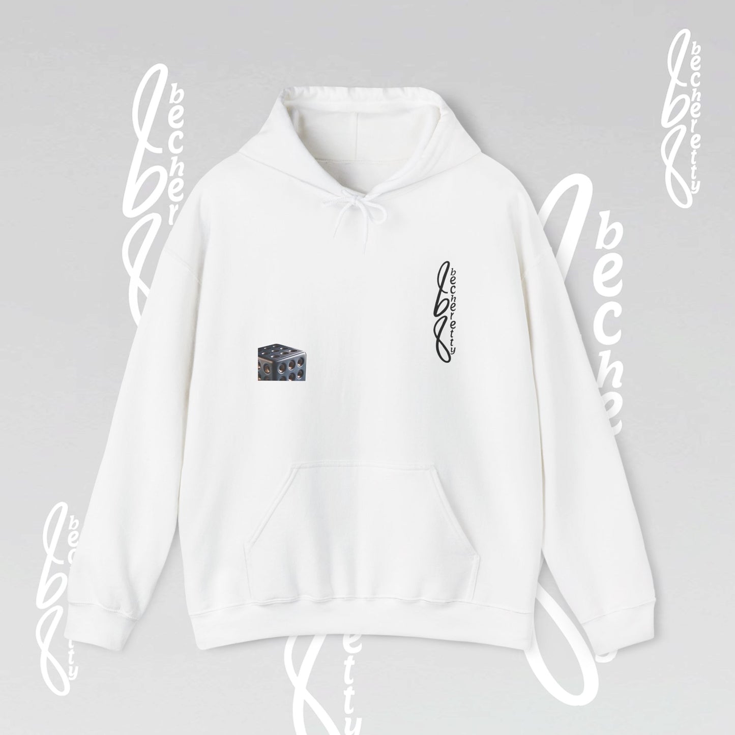 Hoodie Artistic Expression Becheretty - Unisex - Broken Vector Line