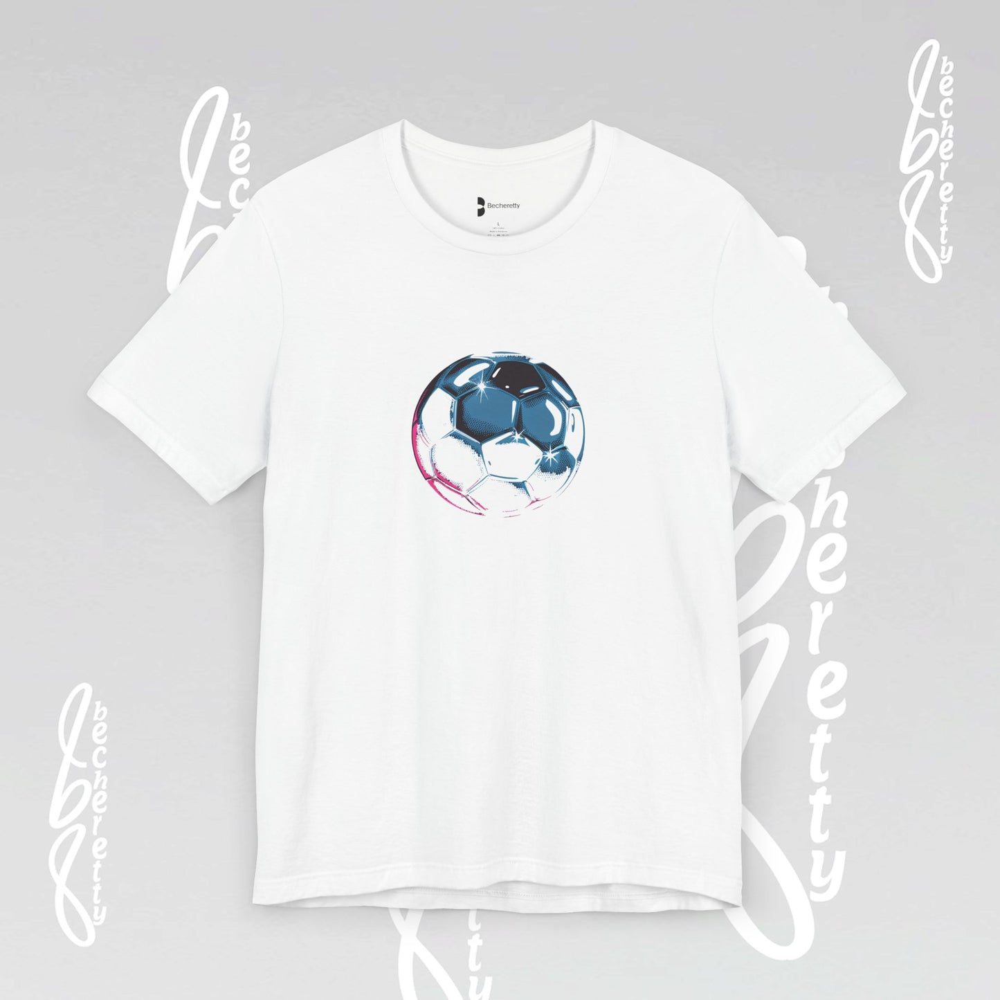 Artistic Soccer Ball - Unisex T-Shirt - Becheretty Graphic - Active Lifestyle / Casual Wear