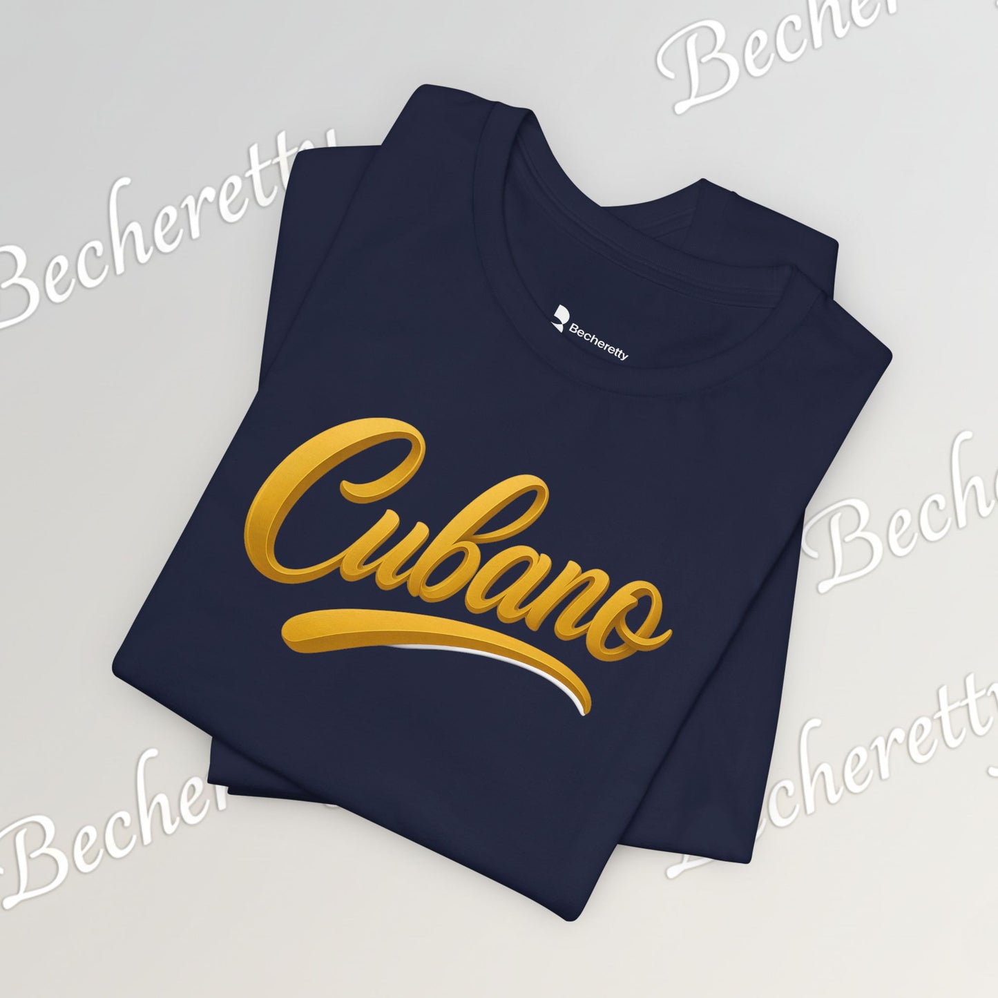Graphic Tee "Cubano" Minimalist Art Graphic Becheretty - T-shirt that expresses confidence - Casual Wear