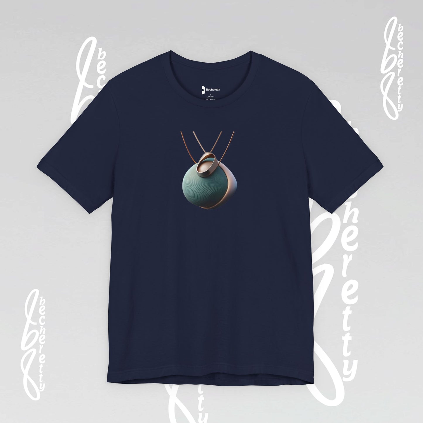Artistic Necklace Graphic T-Shirt Becheretty - Perfect Women Gift - Casual Wear - Style is Yours