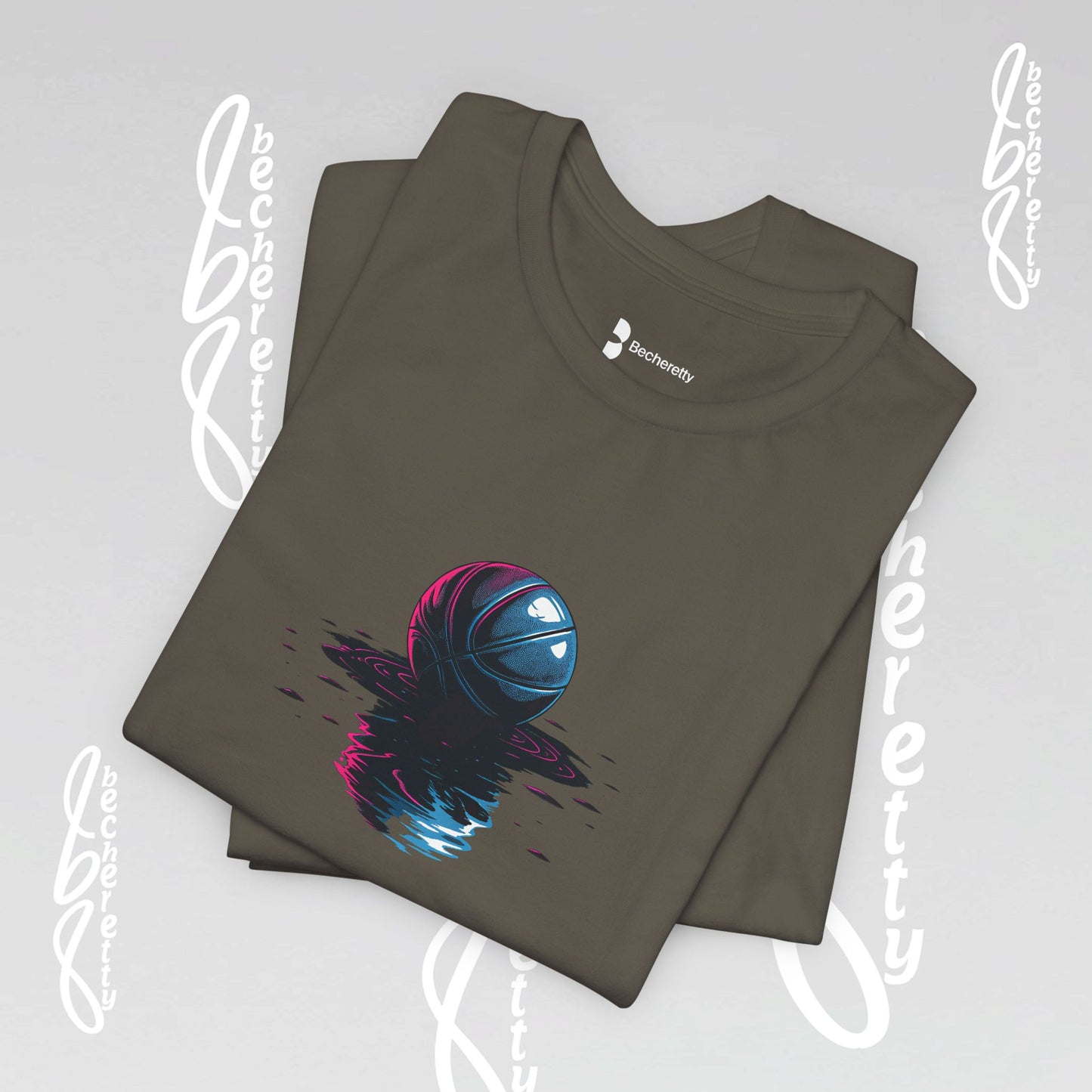 Basketball T-Shirt Unisex - Cool Graphic Becheretty - Perfect for Basketball Lovers - Casual Wear