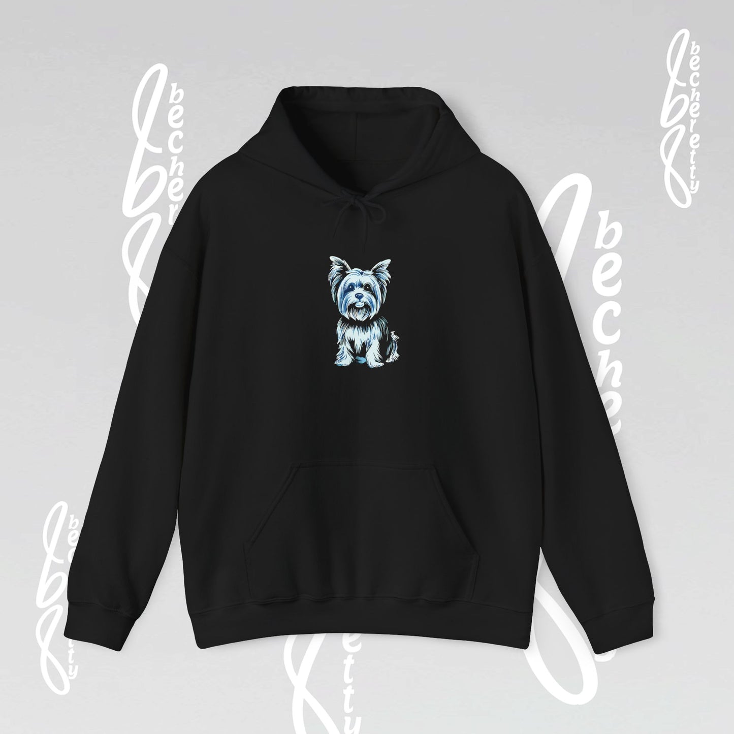 Yorkshire Graphic Hoodie Becheretty - Unisex - A great gift for Yorkie lovers