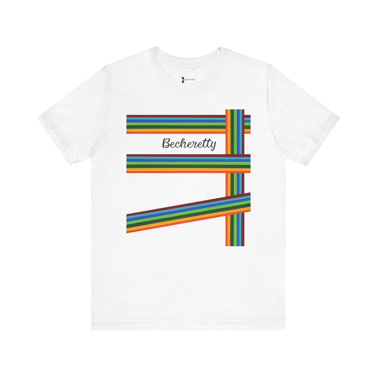 Colorful Becheretty Unisex T-Shirt, Casual Pride Tee, LGBTQ+ Apparel, Gift for Friends, Summer Fashion, Everyday Wear