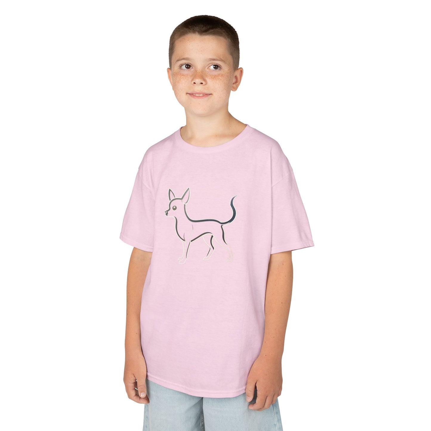 Adorable Dog Illustration Kids Tee - Cute Pet Shirt for Animal Lovers, Gift for Dog Owners, Casual Wear