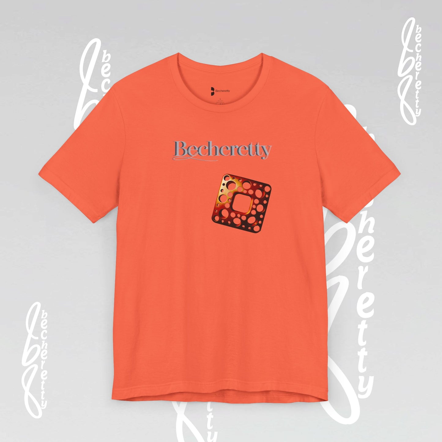 Stylish Minimalist Art Design Becheretty - Trendy short sleeve T-Shirt - Casual Wear - Gift for Him