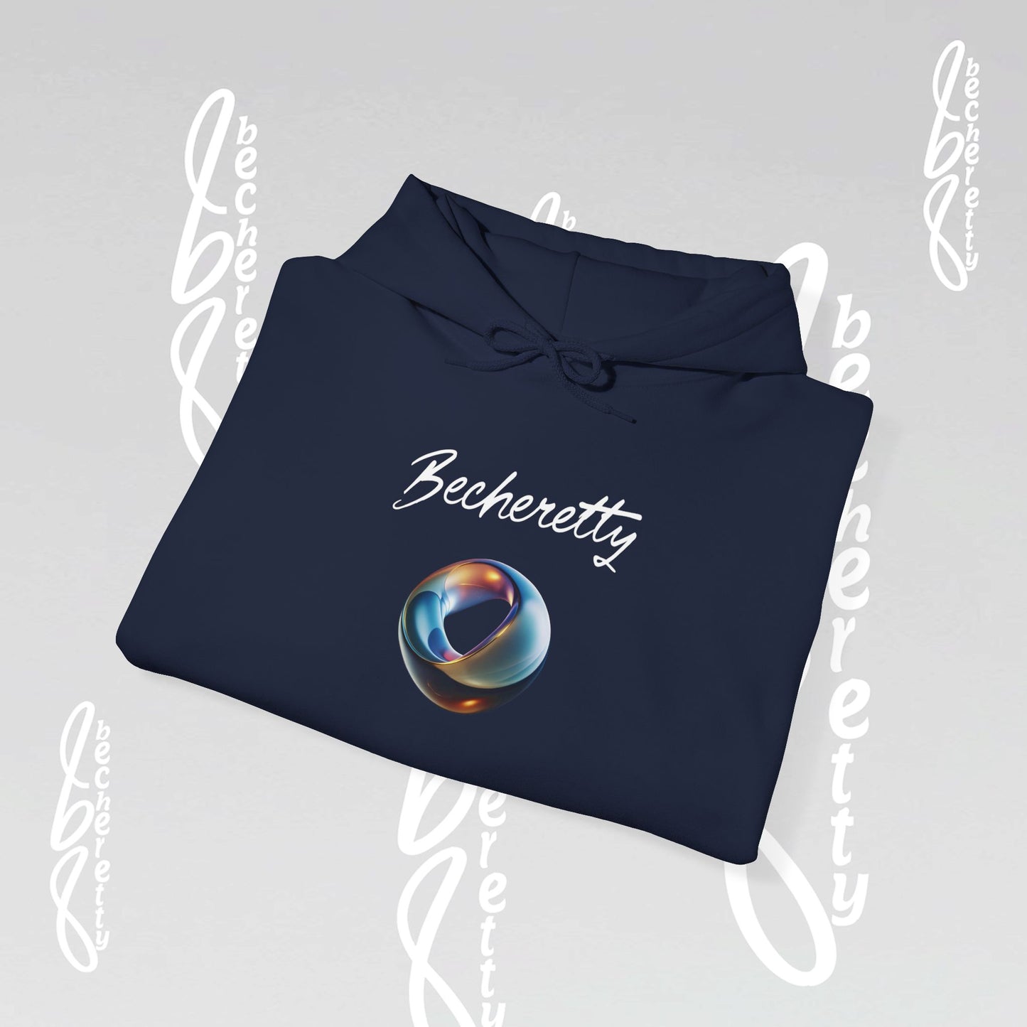 Unique Graphic Hoodie Becheretty - Original Futuristic Ring - Style is yours!