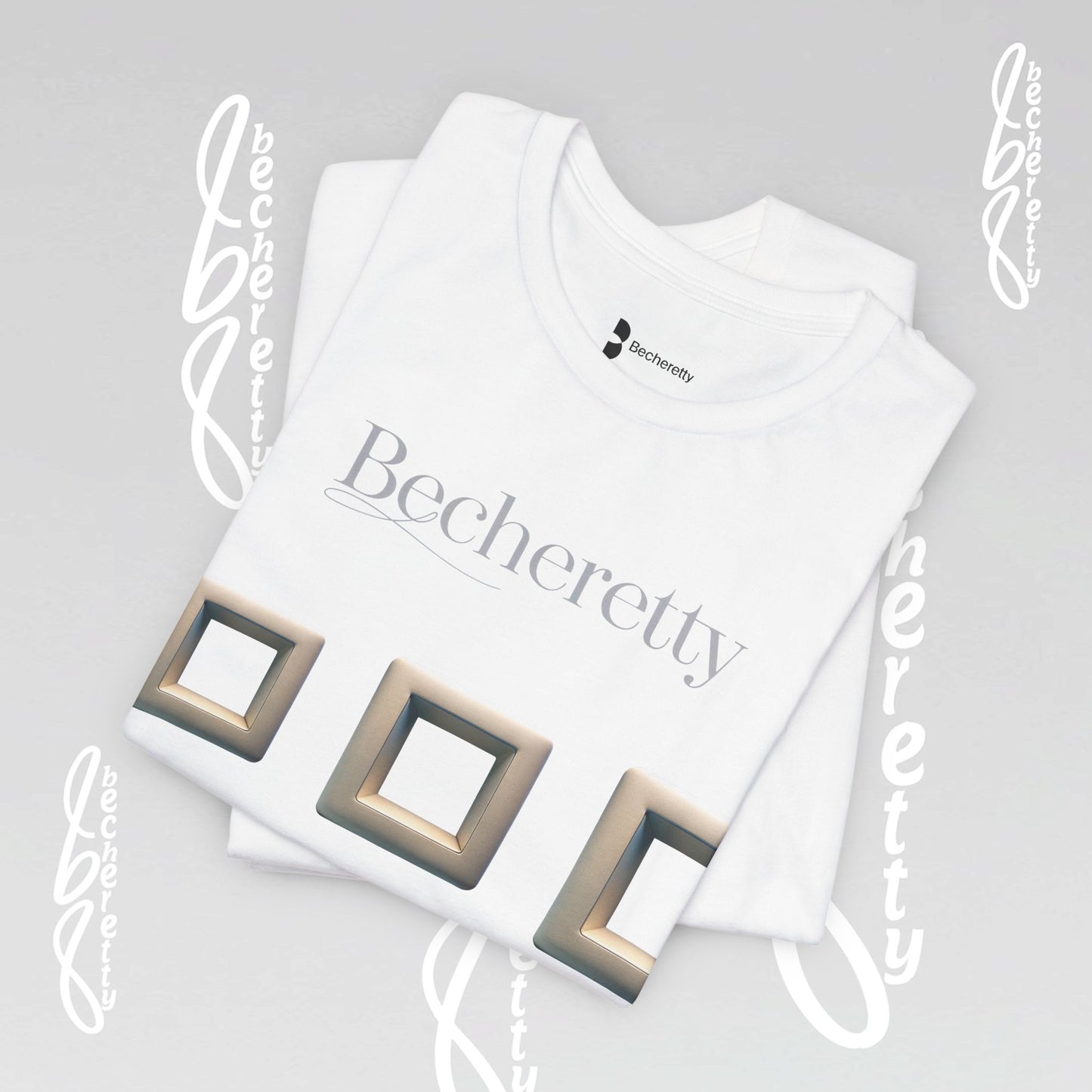 Modern Minimalist Graphic Tee - Becheretty - Artistic Everyday wear, Unique gift