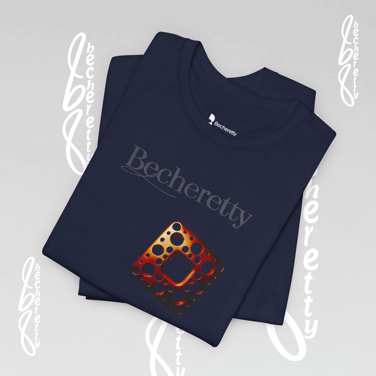 Stylish Minimalist Art Design Becheretty - Trendy short sleeve T-Shirt - Casual Wear - Gift for Him